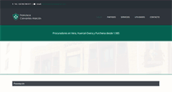 Desktop Screenshot of procuradoresvera.com