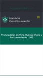 Mobile Screenshot of procuradoresvera.com