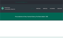 Tablet Screenshot of procuradoresvera.com